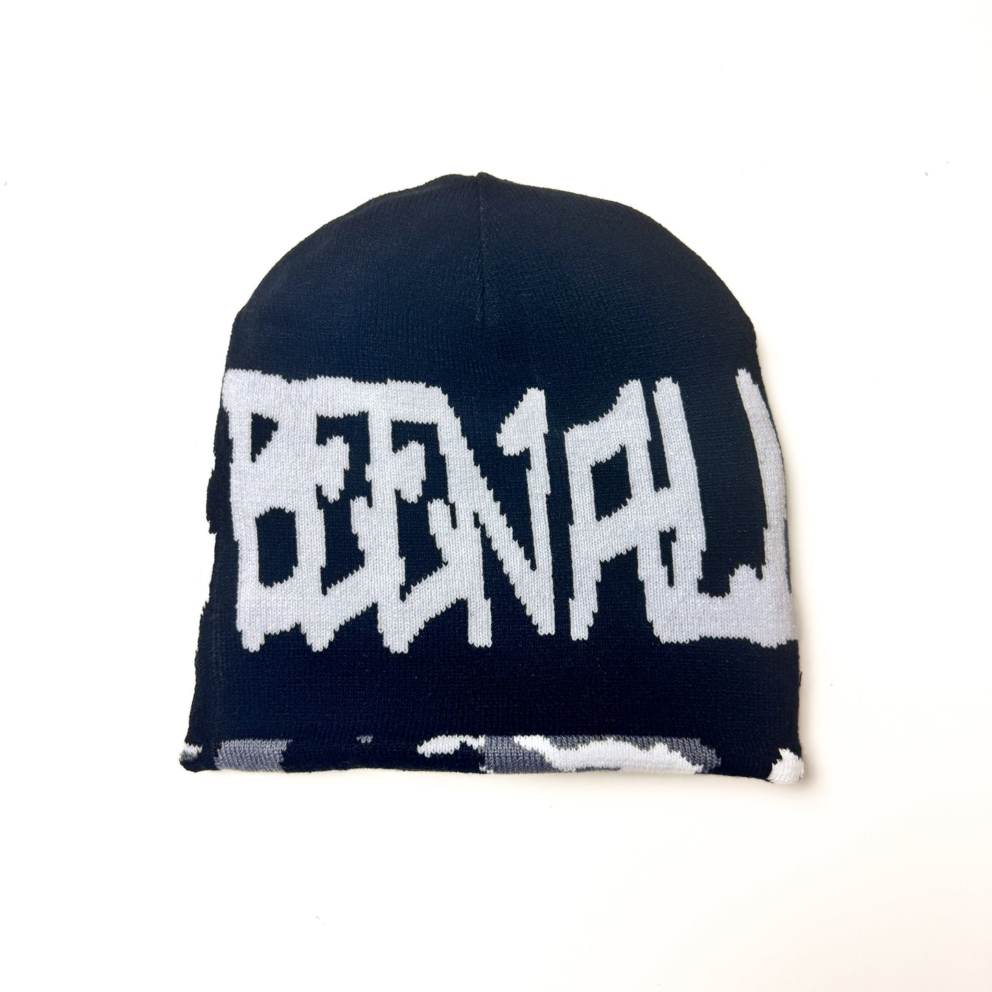 BLACK CAMO REVERSE BEANIE